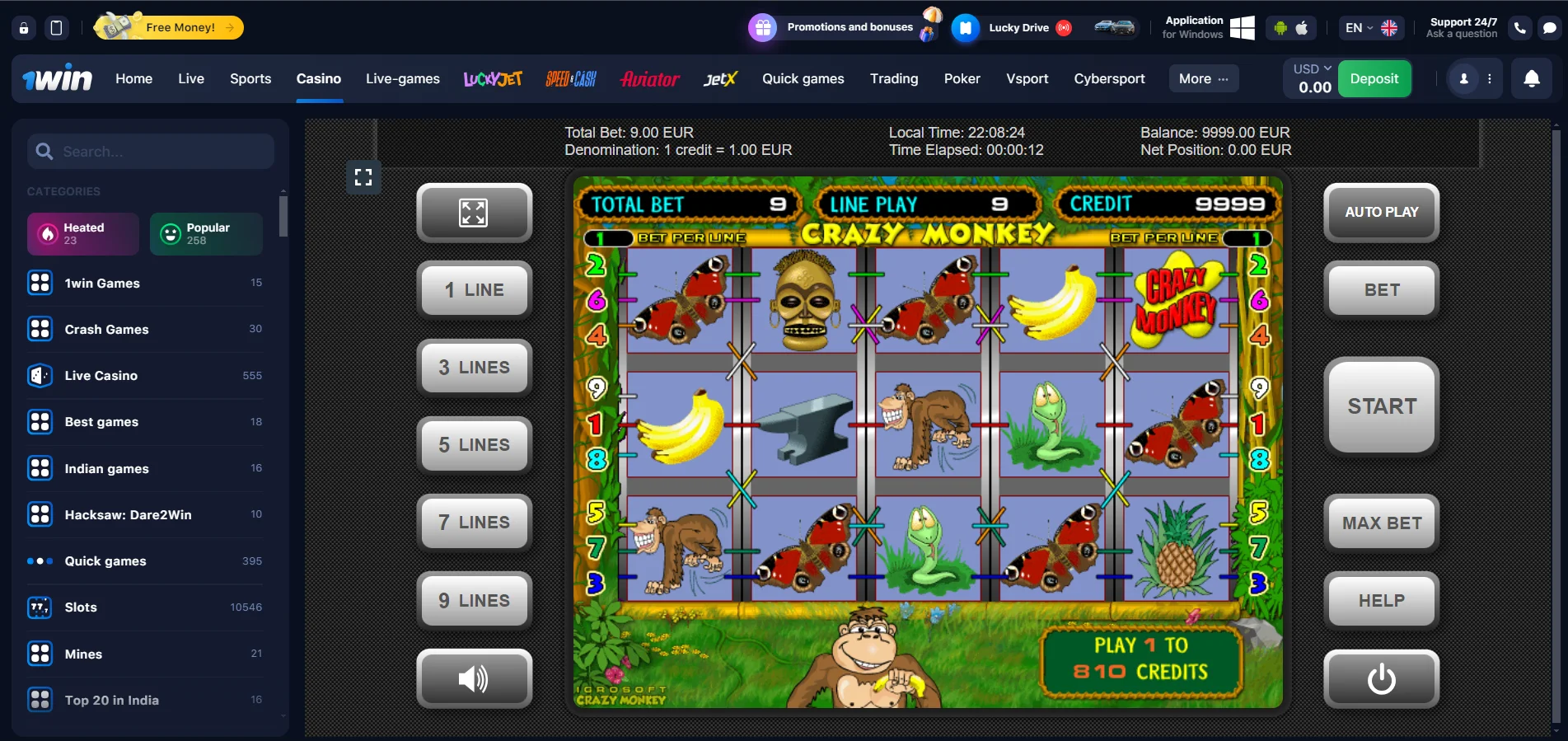 Play Crazy Monkey