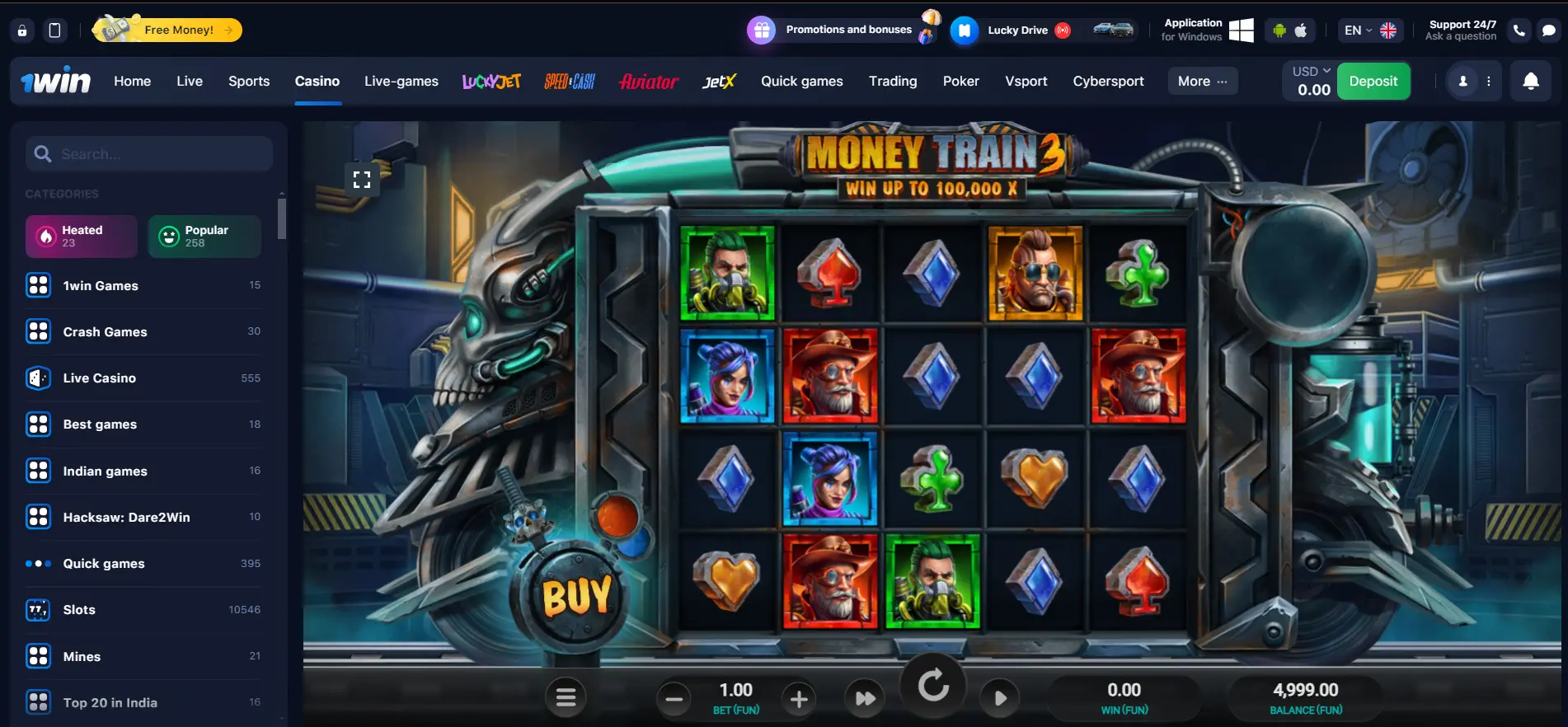 Play Money Train 3