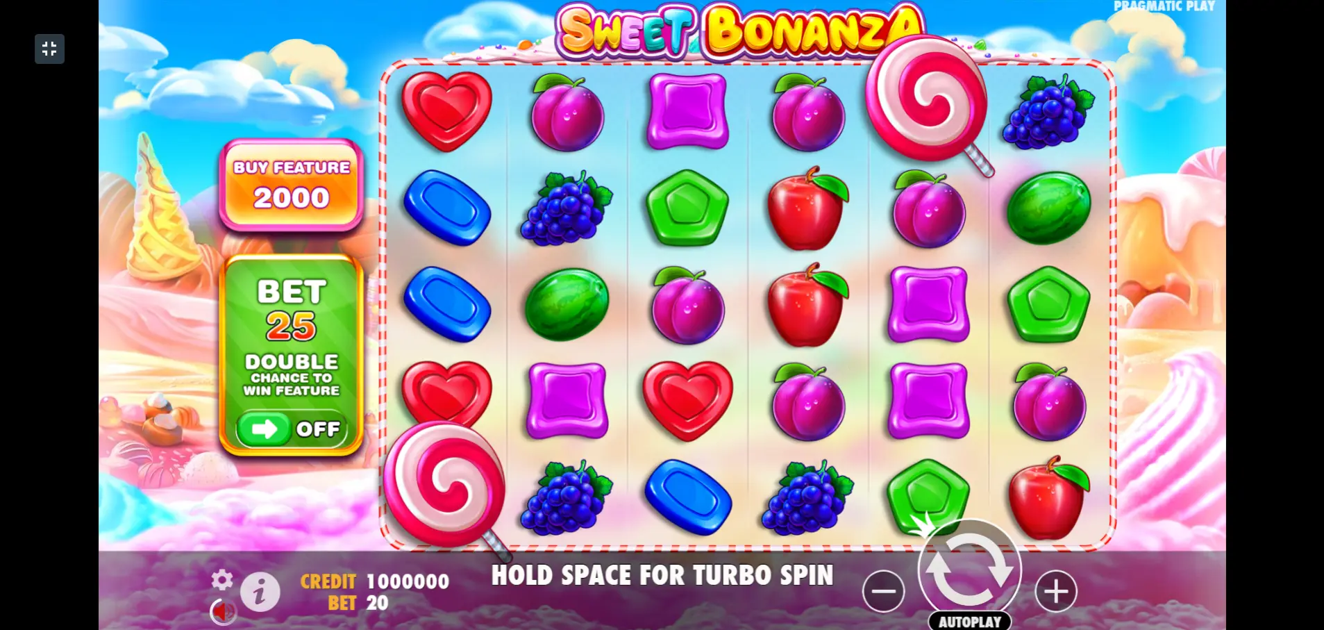 Sweet Bonanza at 1win