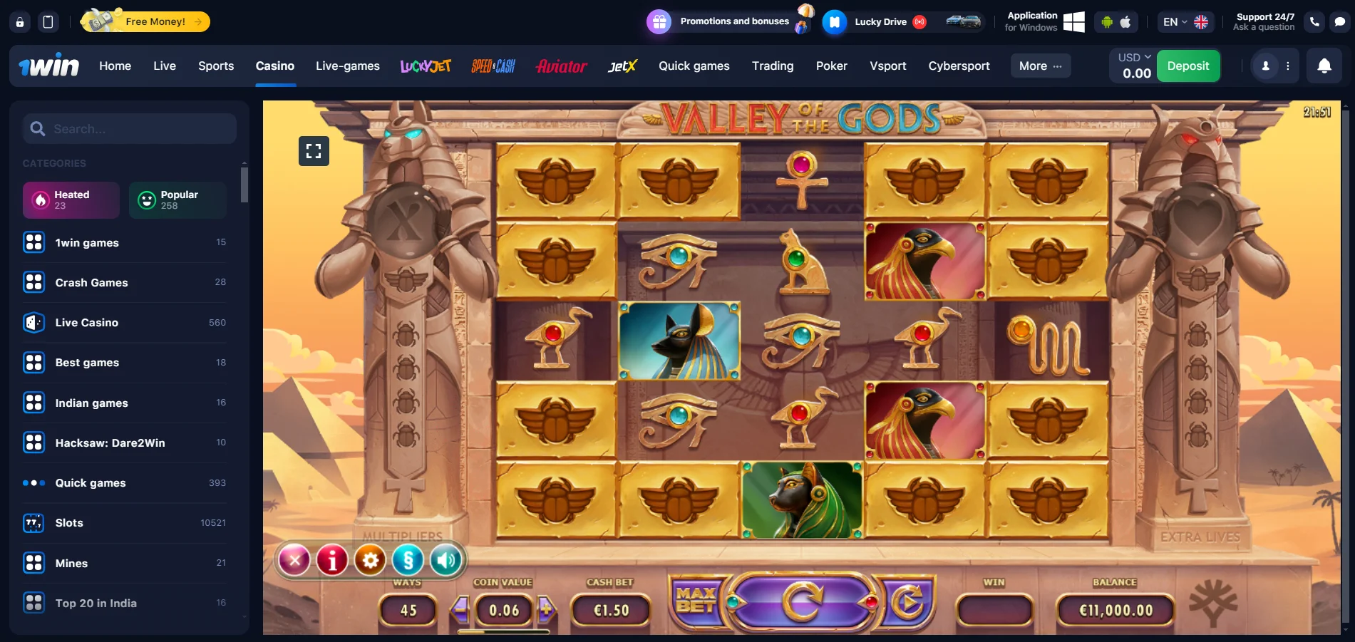 Valley Of The Gods game