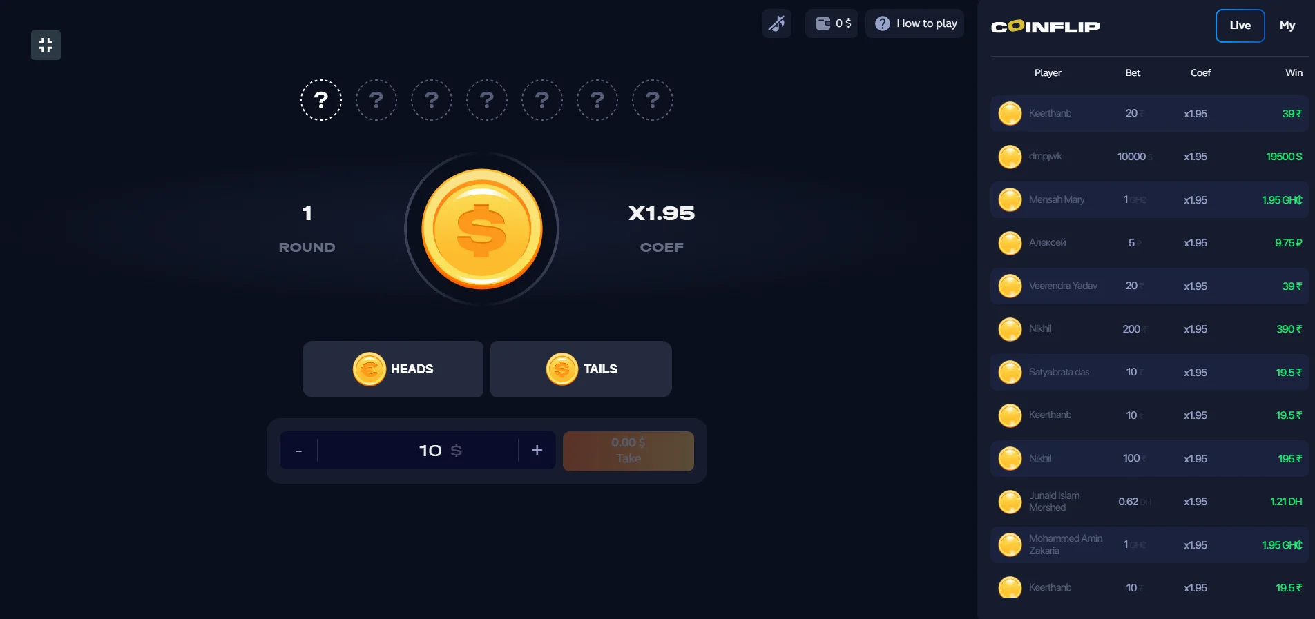 slot coinflip