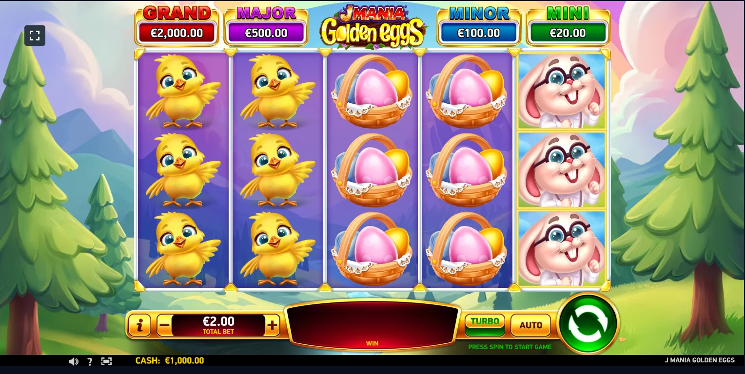 J Mania Golden Eggs at 1win