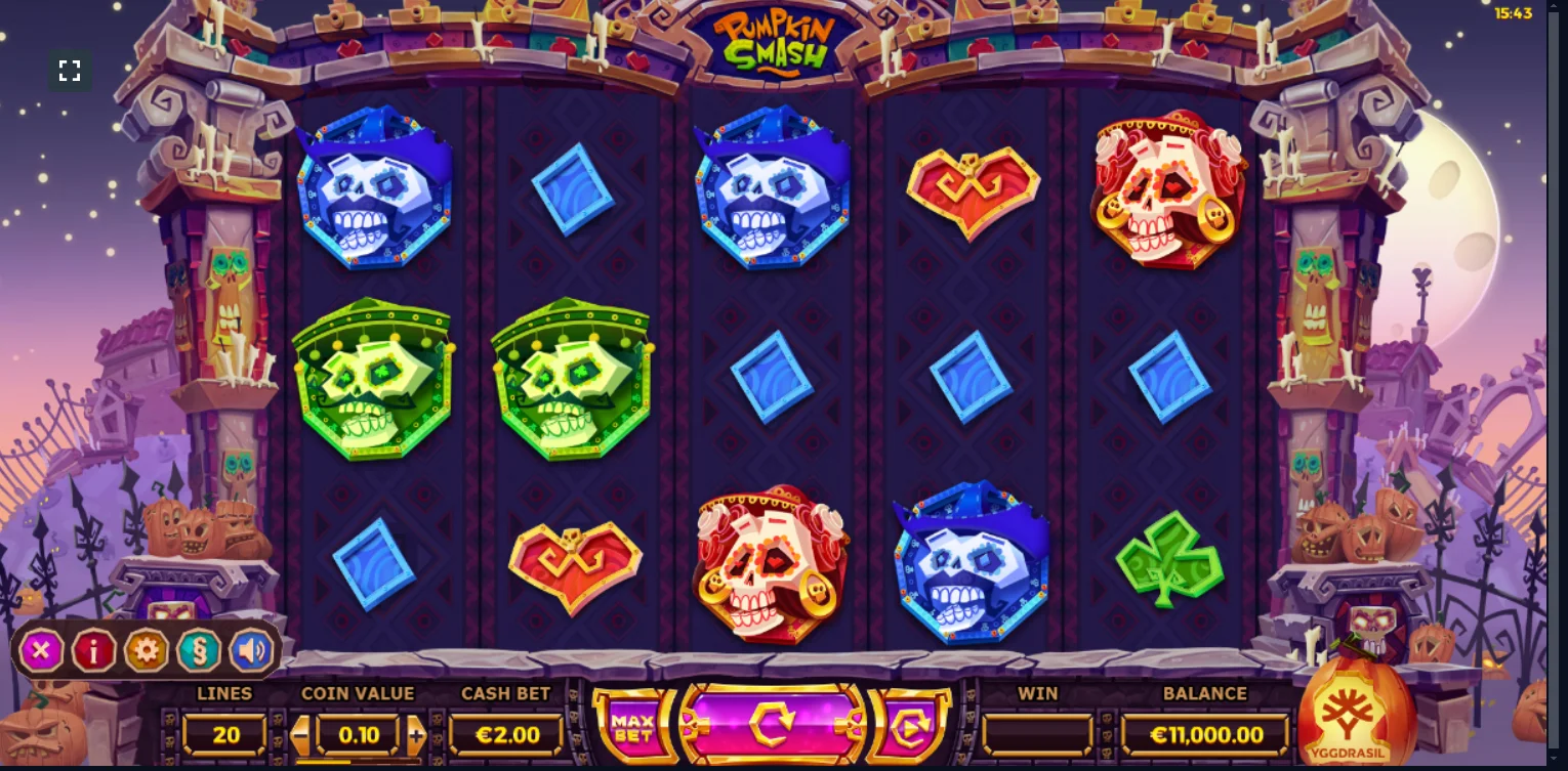 Pumpkin Smash at 1win
