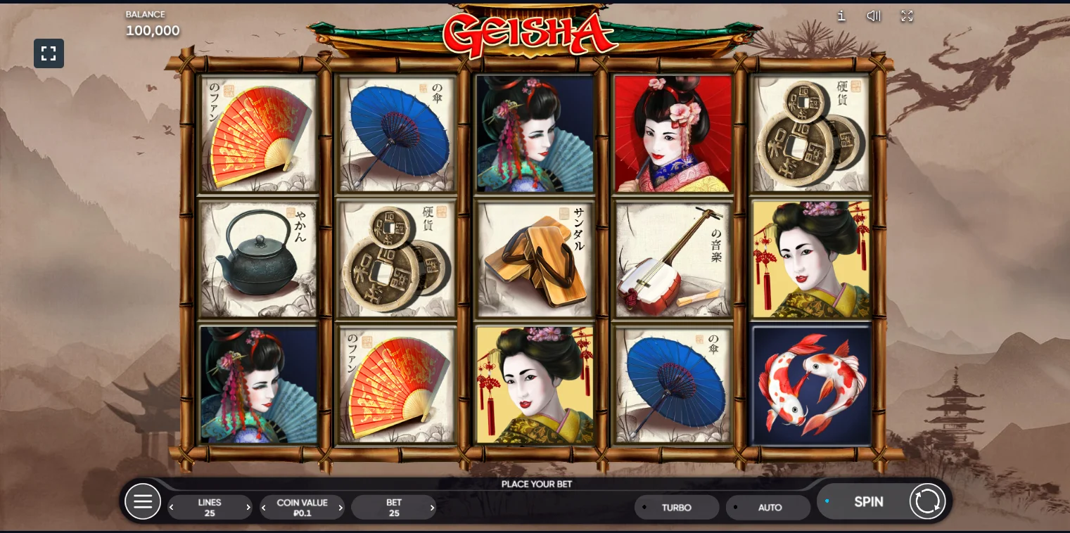 Geisha Slot at 1win