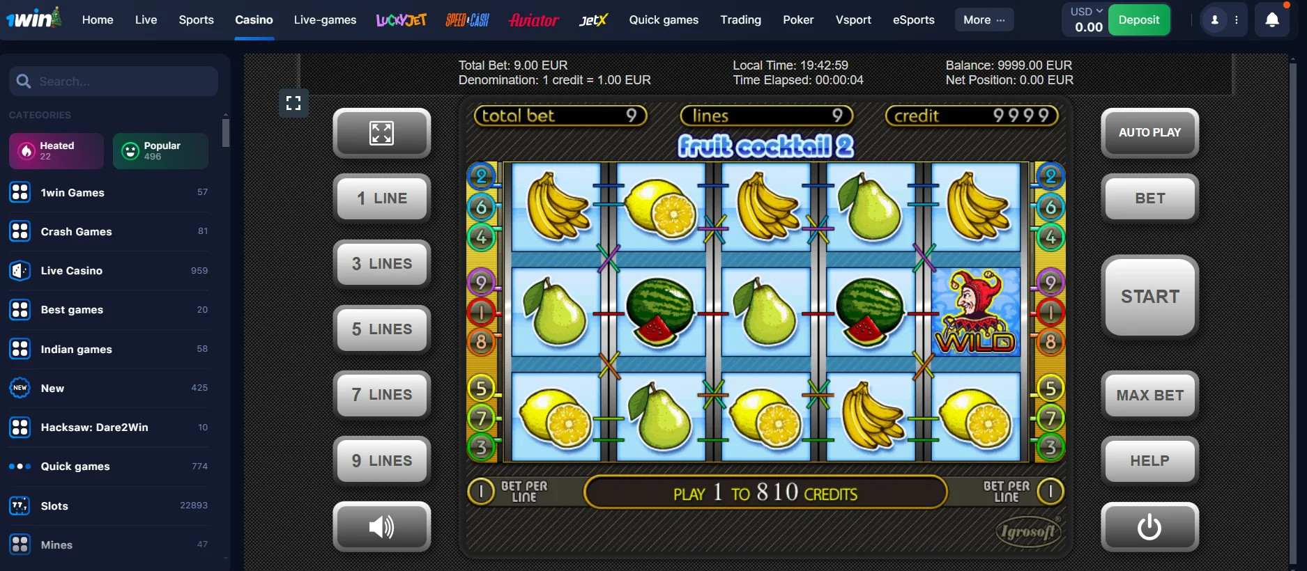 Fruit Cocktail 2 slot