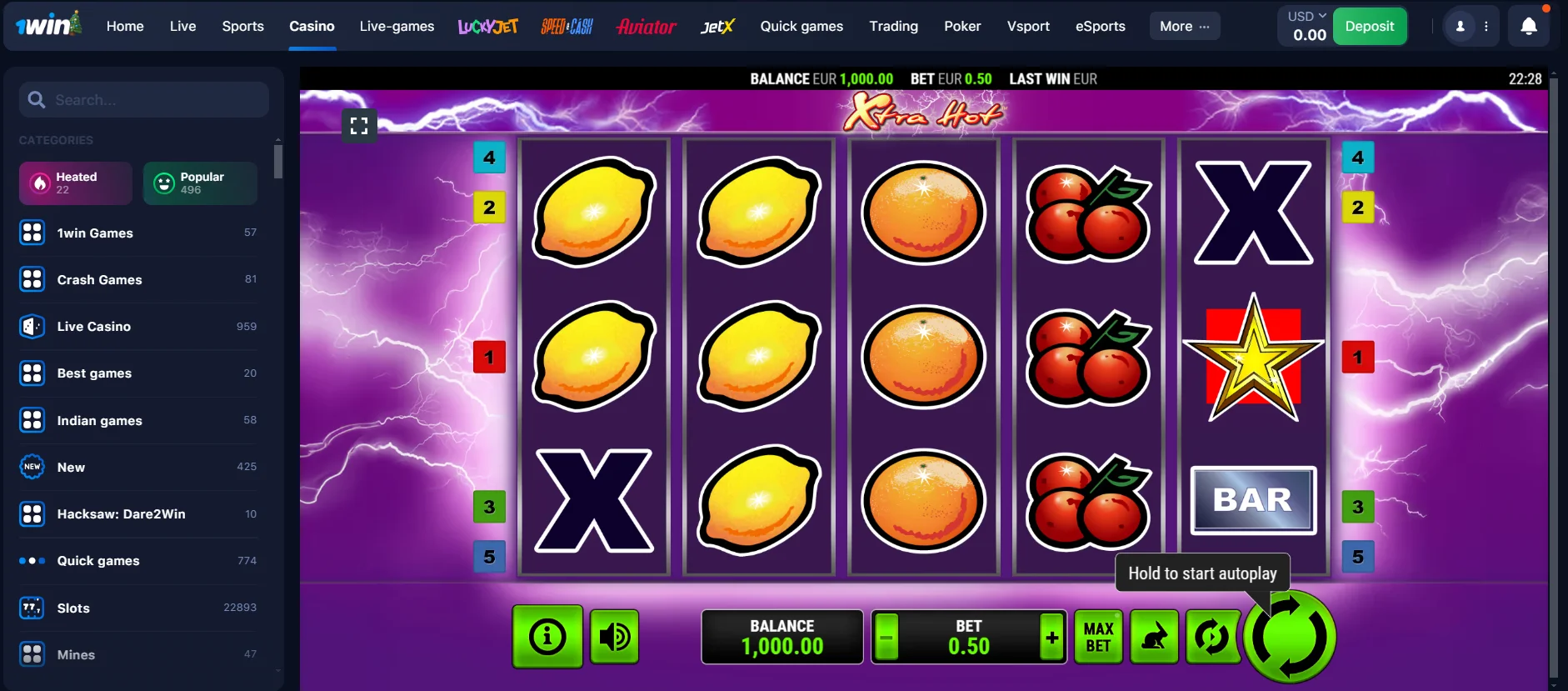 Xtra Hot slot