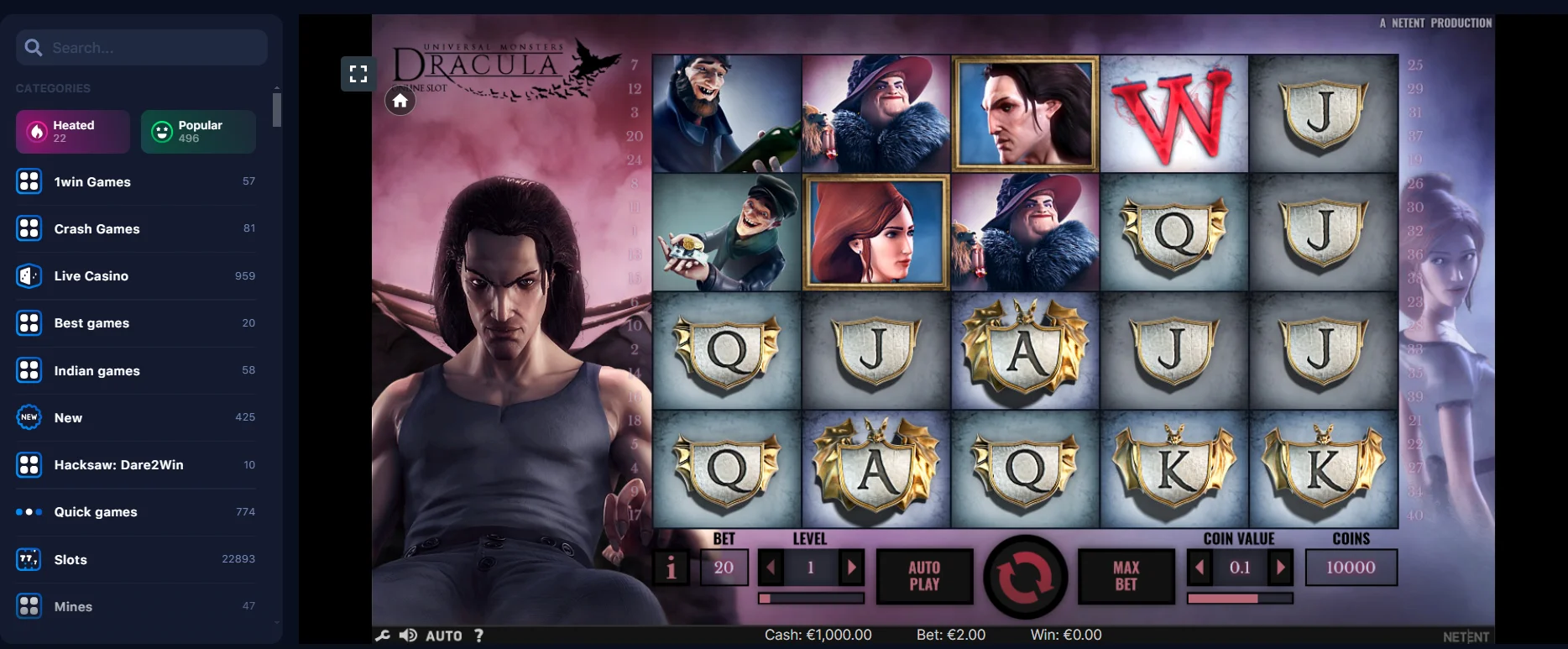 Dracula slot
