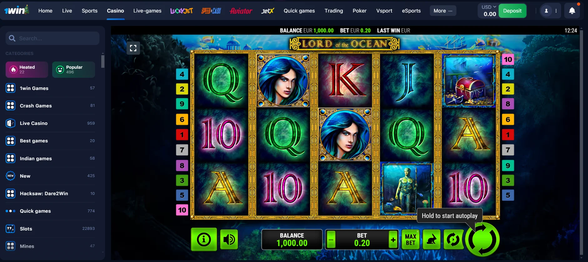 Lord of the Ocean slot