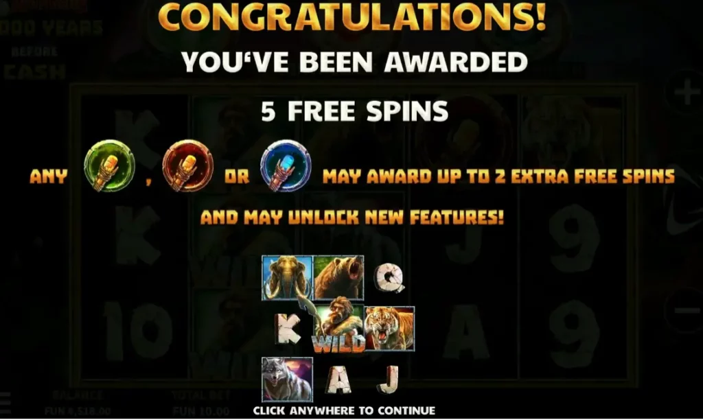 10,000 Years Before Cash Slot