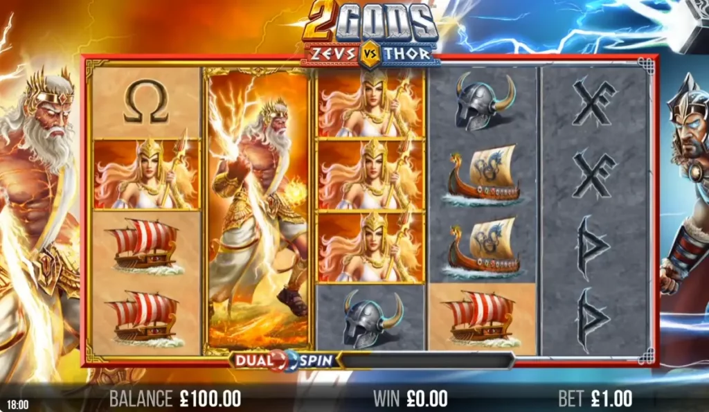2 Gods Zeus Vs Thor Slot