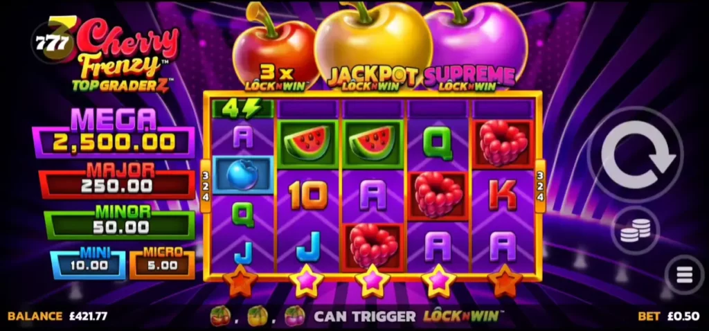 3 Cherry Frenzy Slot 1Win