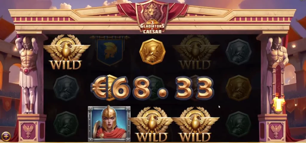 3 Gladiators vs Caesar Slot