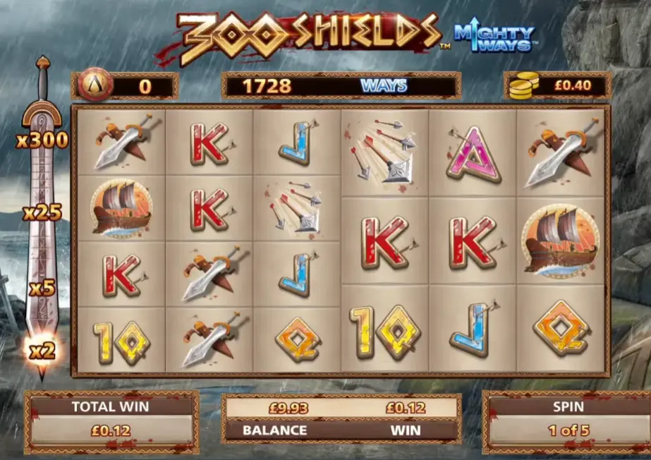 300 Shields Mighty Ways Slot