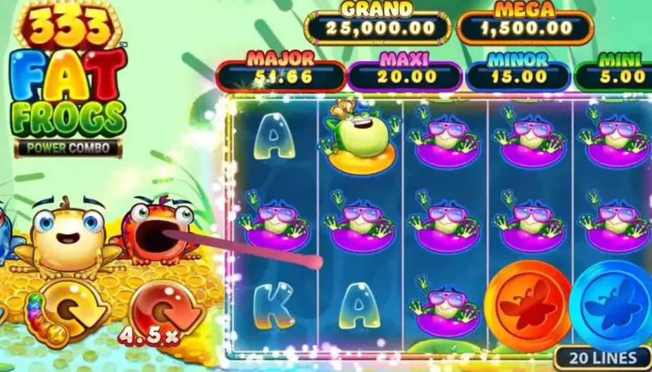 333 Fat Frogs Power Combo Slot