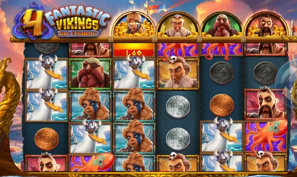 4 Fantastic Vikings Go Fishing Slot