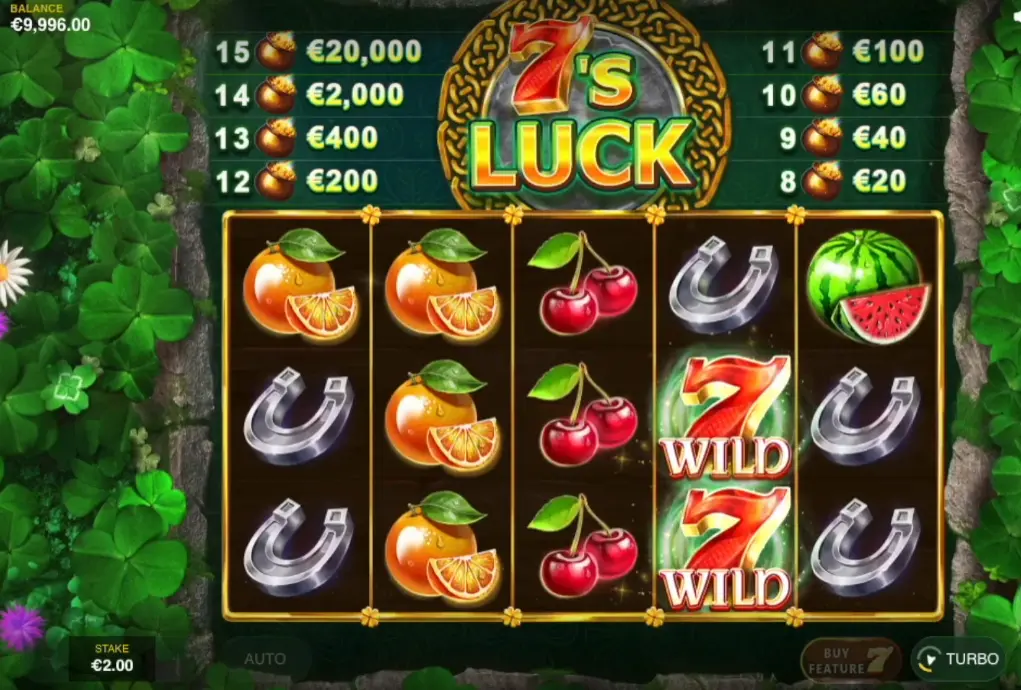 7’s Luck Slot 1Win