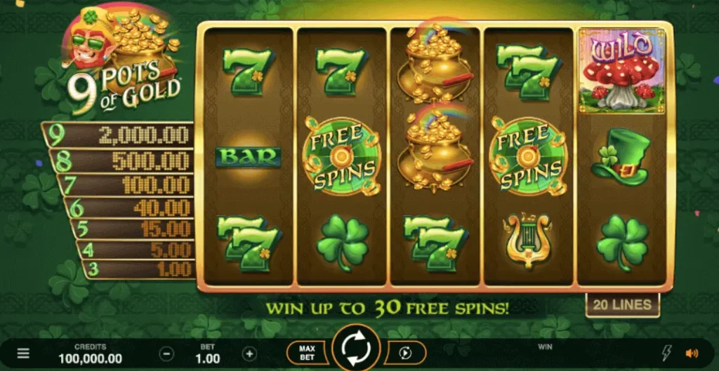 9 Pots of Gold Megaways