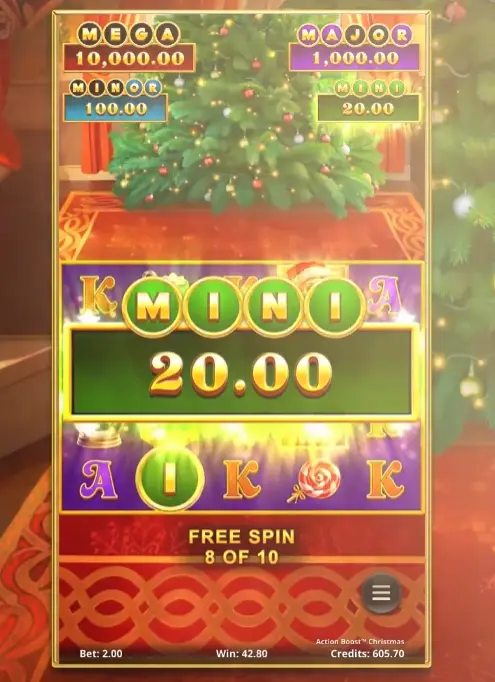 Action Boost Christmas 1Win