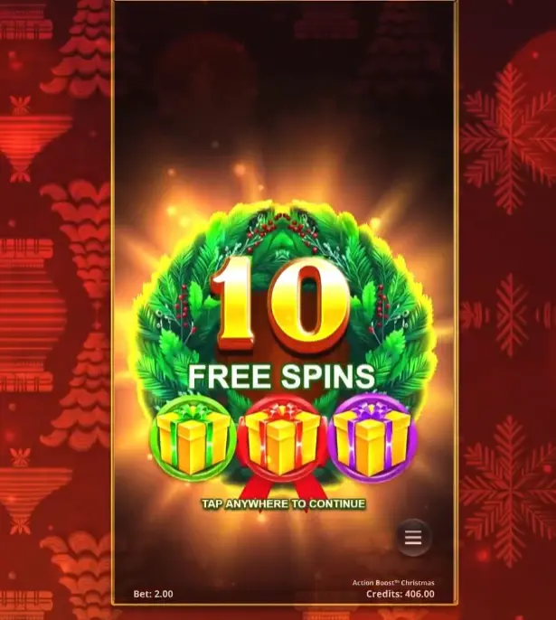 Action Boost Christmas Slot 1Win