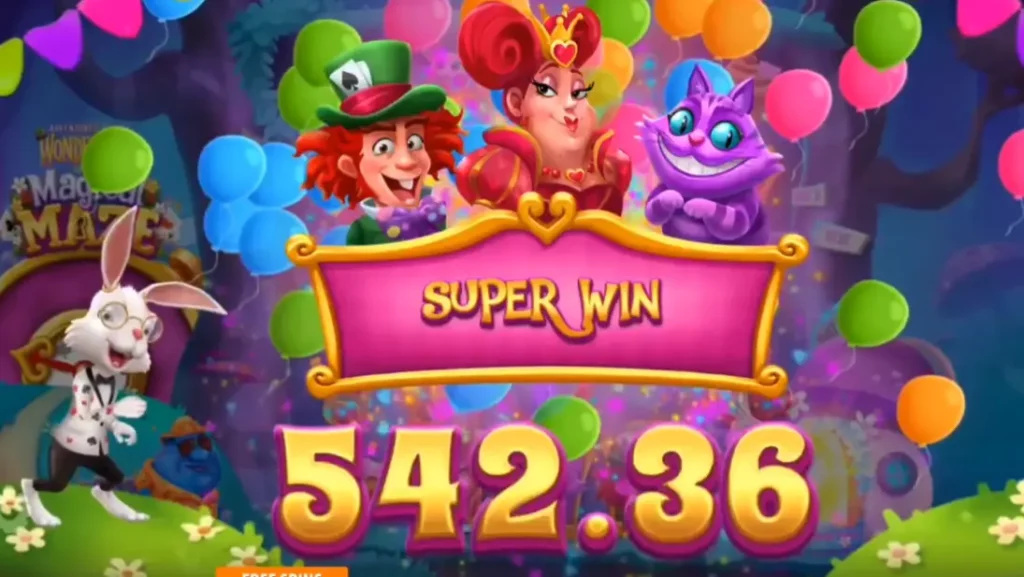 Adventures Beyond Wonderland Magical Maze Slot 1Win