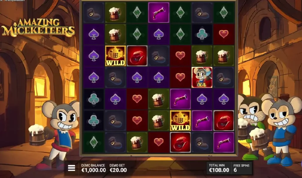 Amazing Miceketeers 1Win