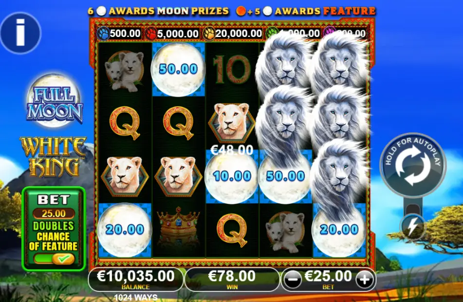 Full Moon White King