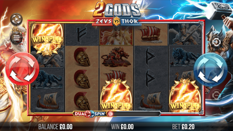 2 Gods Zeus Vs Thor Slot Game Review: Divine Battles Await at 1win
