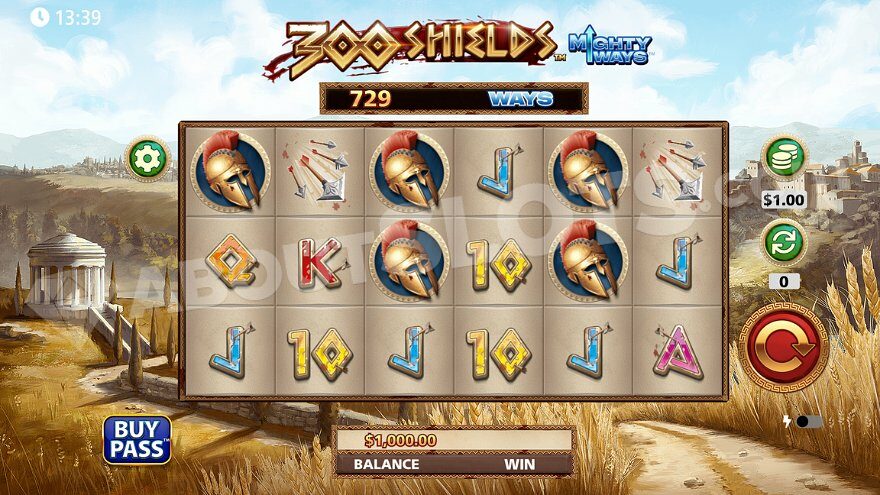 300 Shields Mighty Ways Slot: An Epic Battle for Wins at 1win Games