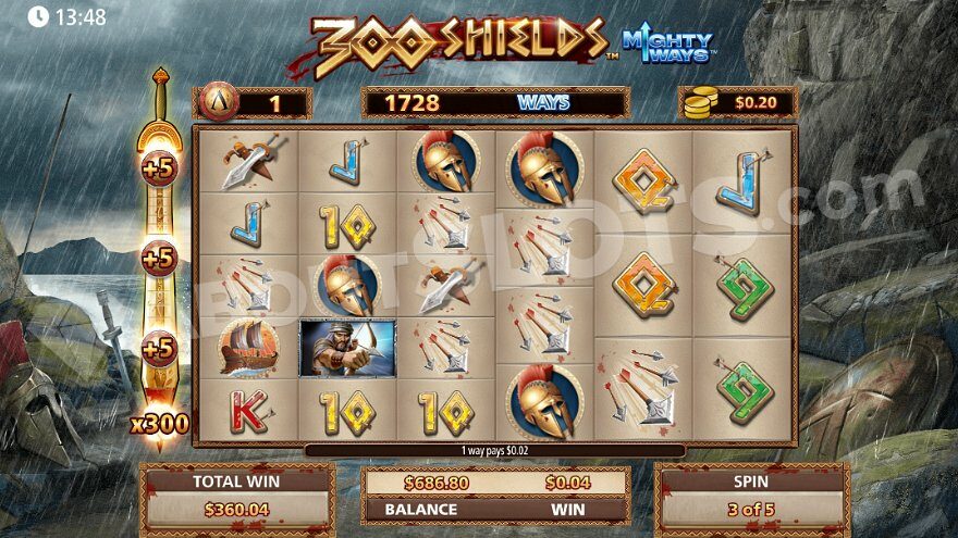 300 Shields Mighty Ways Slot: An Epic Battle for Wins at 1win Games