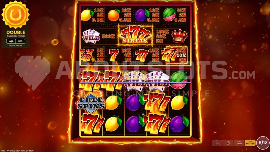 Scatter Symbol in 777 Streak Free Spins