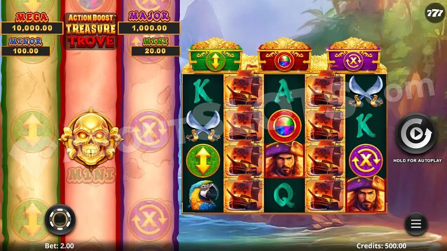 Pirate themed slot game.