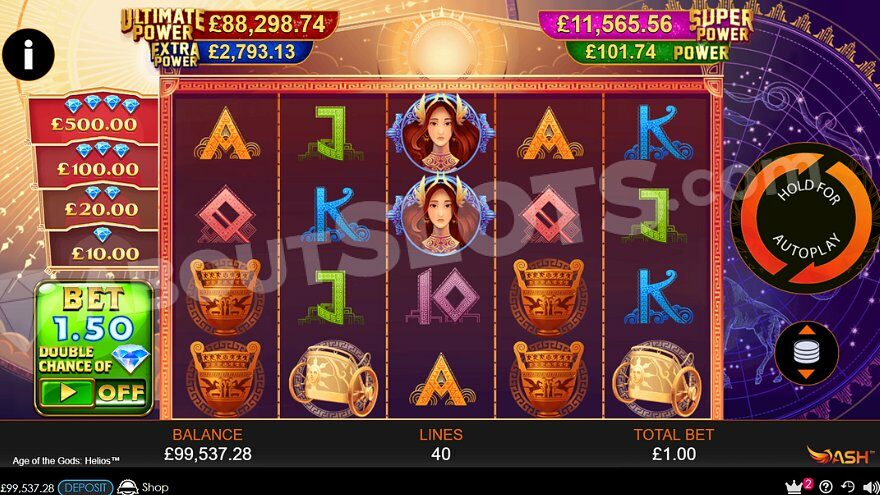 Age of the Gods: Helios Slot Review