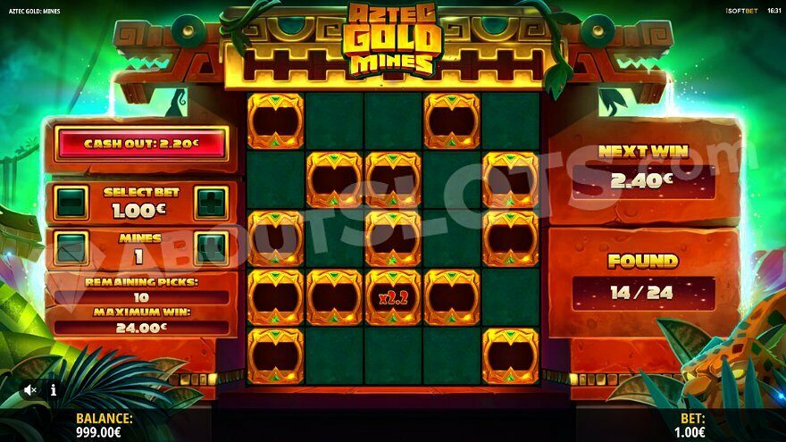 Aztec Gold Mines Slot: A Treasure Hunt in the Jungle at 1win Games