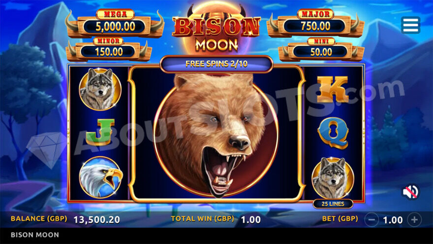 Bison Moon Slot Review: Journey into the Lunar Safari at 1win