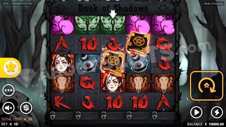 Base game image with 5 unlocked rows.