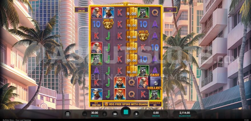Free Spins with Expanded Reels Screenshot