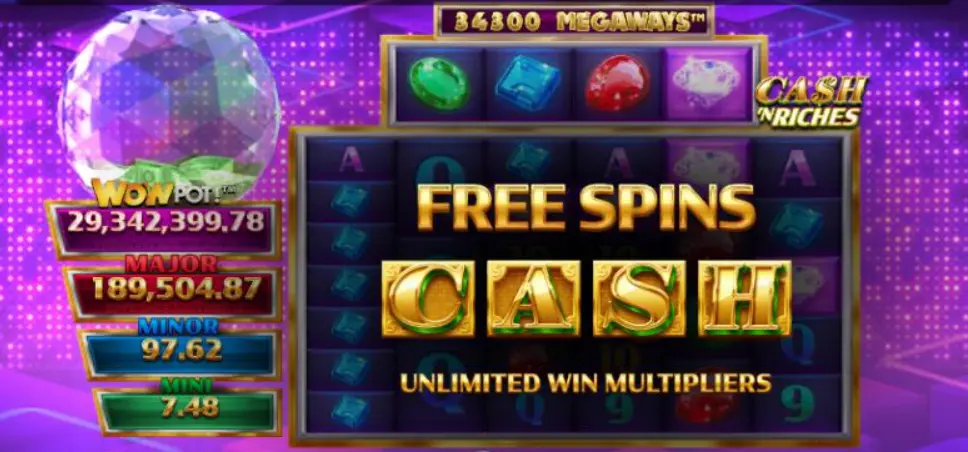 Cash ’N Riches WOWPOT! Megaways (Triple Edge Studios) - review