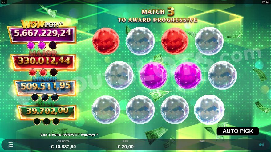 Cash 'N Riches WOWPOT! Megaways Slot: A Detailed Review