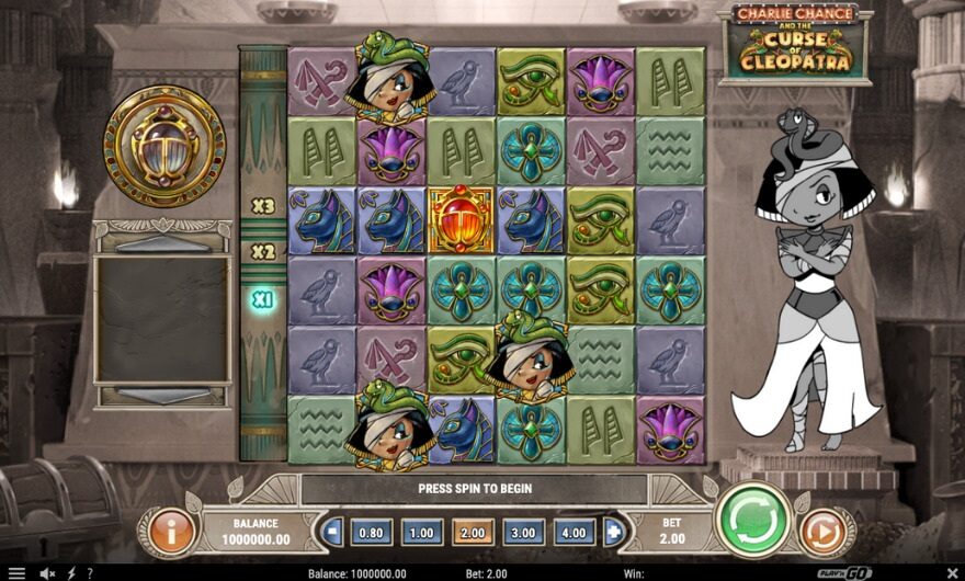 Charlie Chance and the Curse of Cleopatra Slot Review: Play at 1win Games