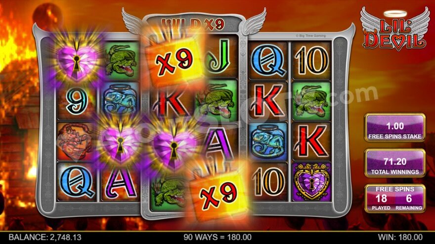 Lil' Devil Slot Dynamite Lover Free Spins