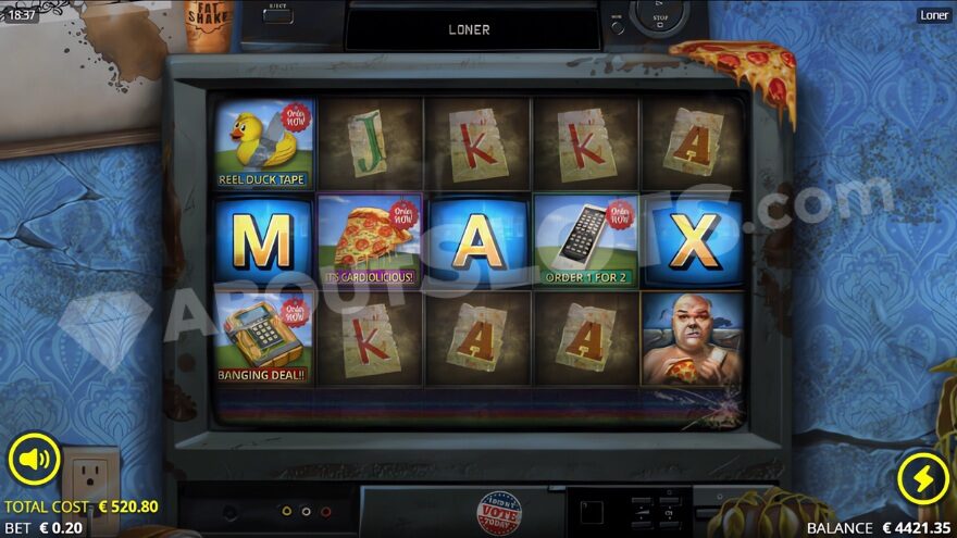 Loner Slot Maximum Win Screenshot