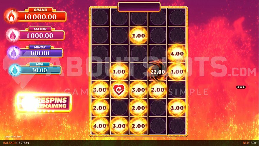Links of Flame Ultra Link&Win Feature