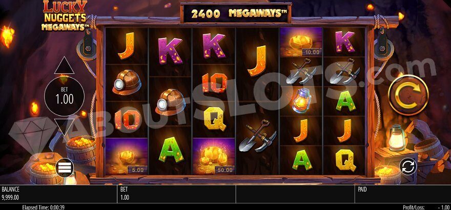 Lucky Nuggets Megaways Slot Review: Strike Gold at 1win Games