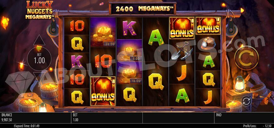Lucky Nuggets Megaways Slot Review: Strike Gold at 1win Games