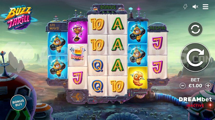 Slot machine on a desert planet.