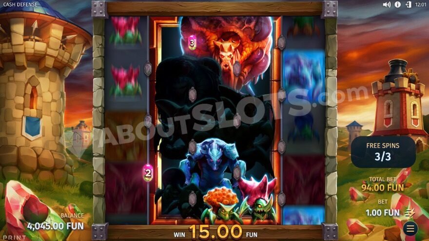 Giant Symbol Spins in Grand-TD Bonus game