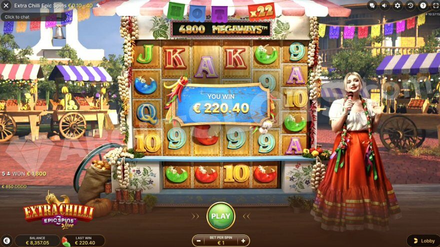 Win of €220.40