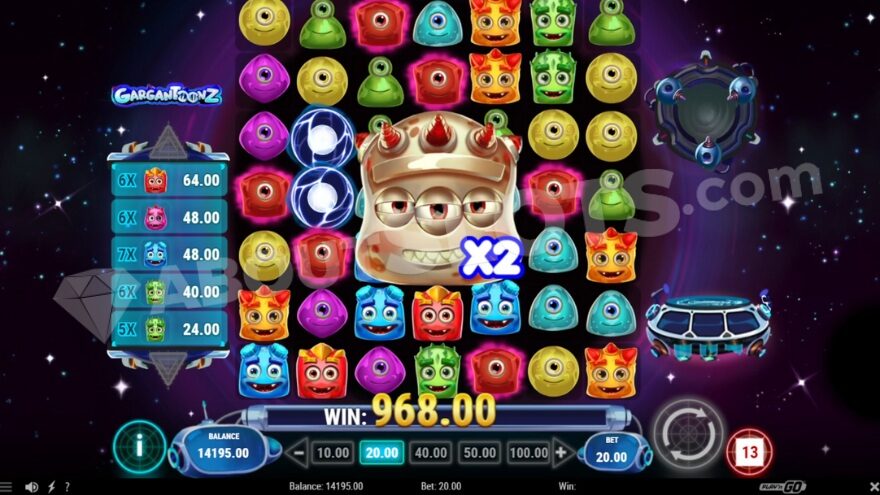Screenshot of Gargantoonz 3x3