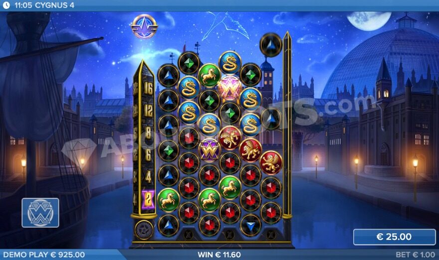 Screenshot of the multiplier wild feature