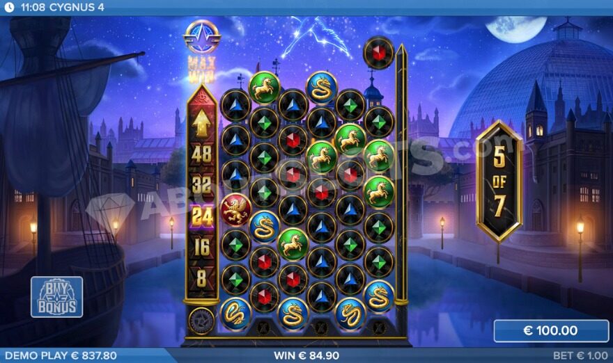 Screenshot of the free drops feature